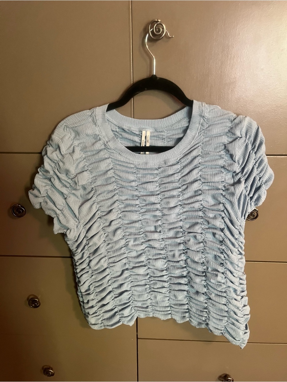 Anthropologie Ruched Baby Tee - Picture 5 of 7